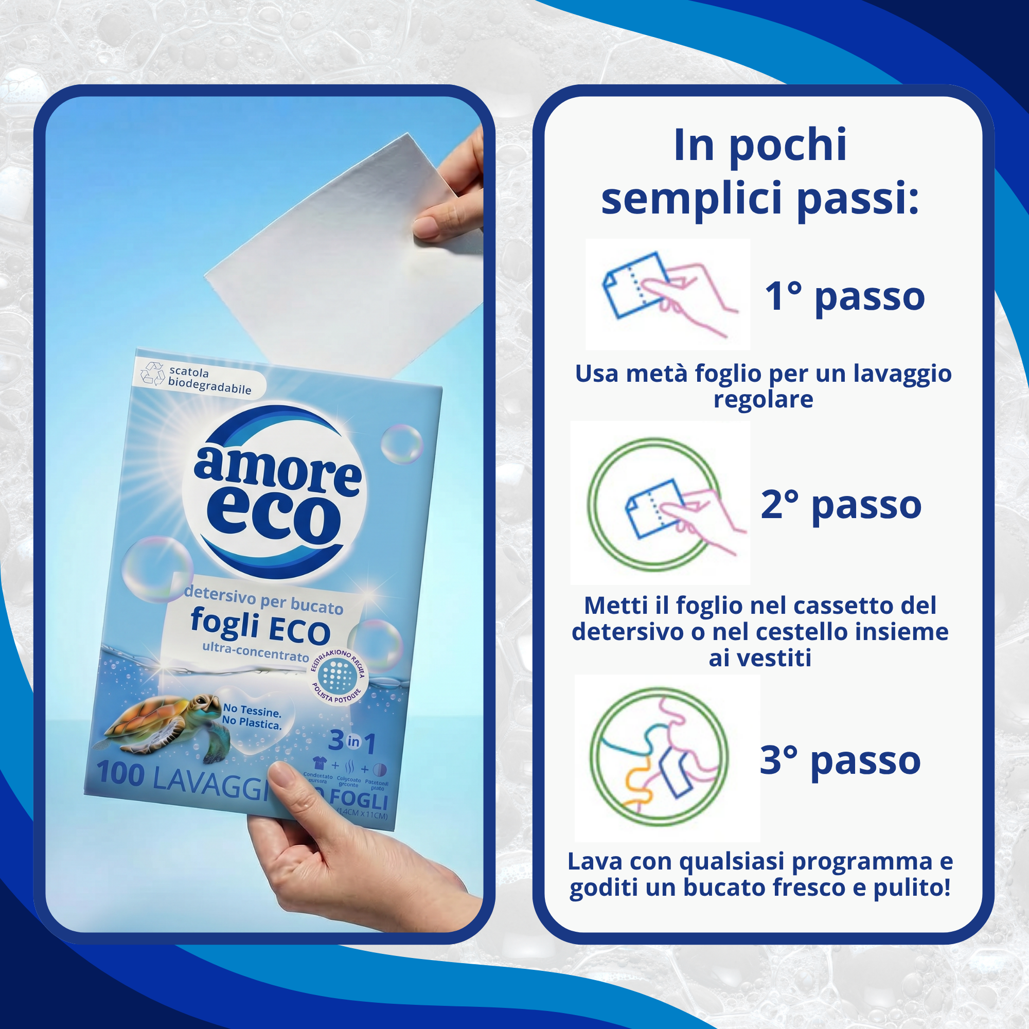 Fogli Detergenti Naturali