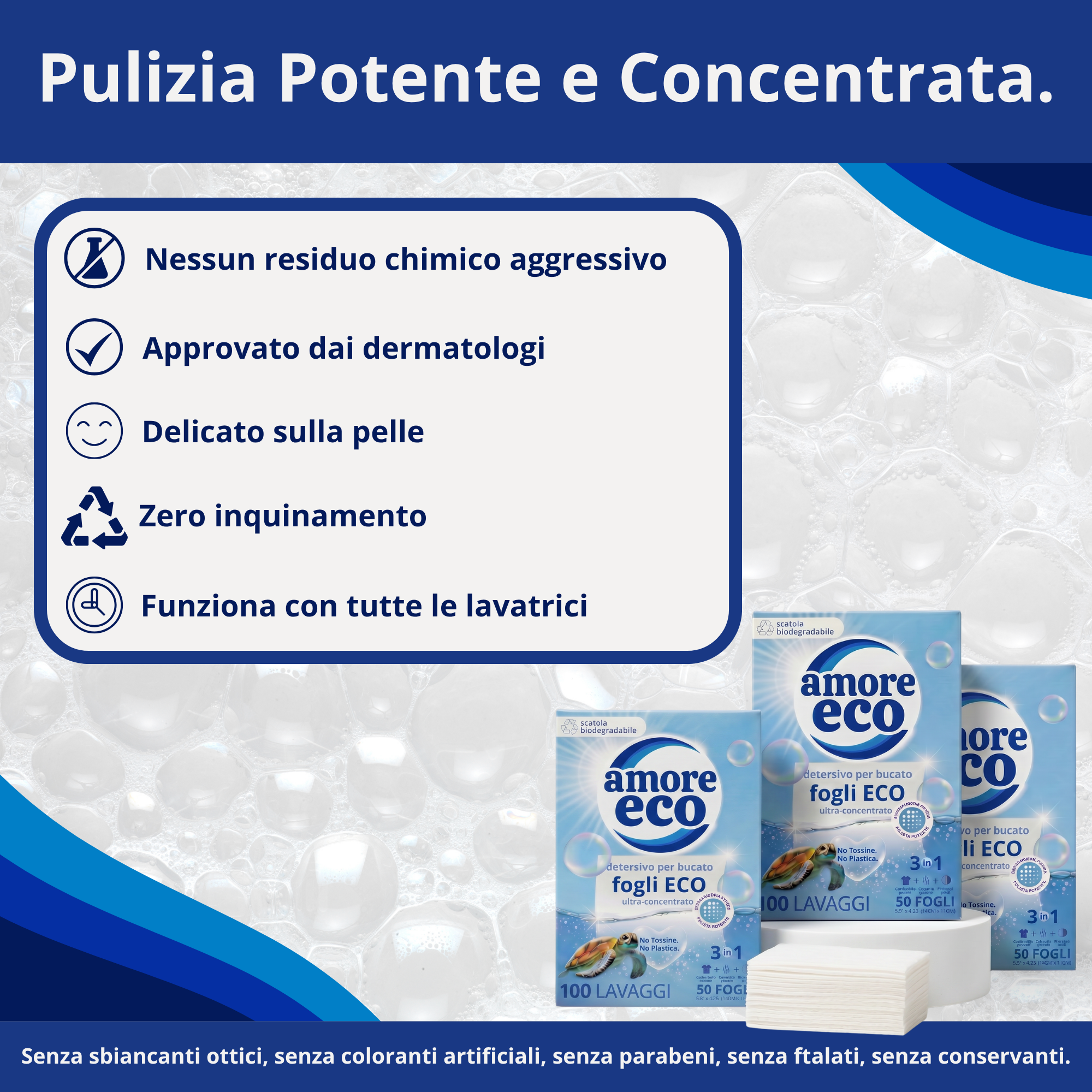 Fogli Detergenti Naturali